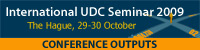 International UDC Seminar 2009